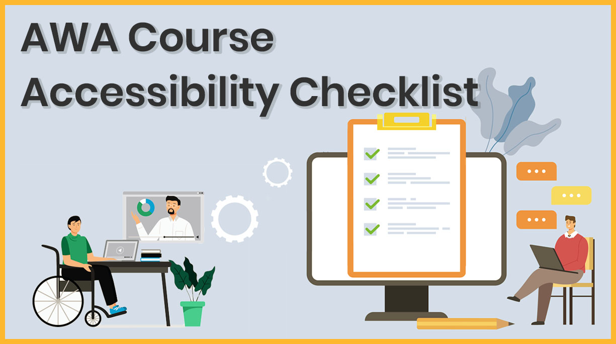 AWA Course Accessibility Checklist